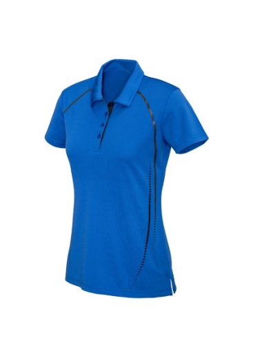 Picture of Biz Collection Ladies Cyber Polo Shirt 100% Bizcool Polyester Sports Interlock